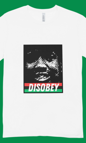 DISOBEY BLM White T