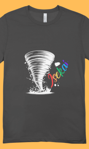 Isekai Tornado Pride Black T